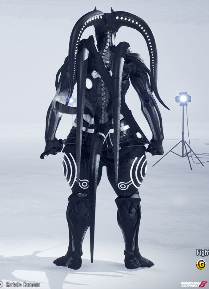 Customization #1328 Black TK7 Yoshi for Yoshimitsu by Omegafreddy