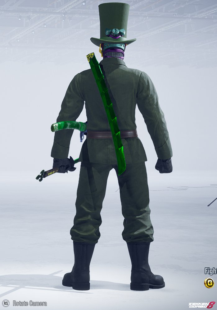 Customization #1330 Long Hat Yoshi for Yoshimitsu by Omegafreddy