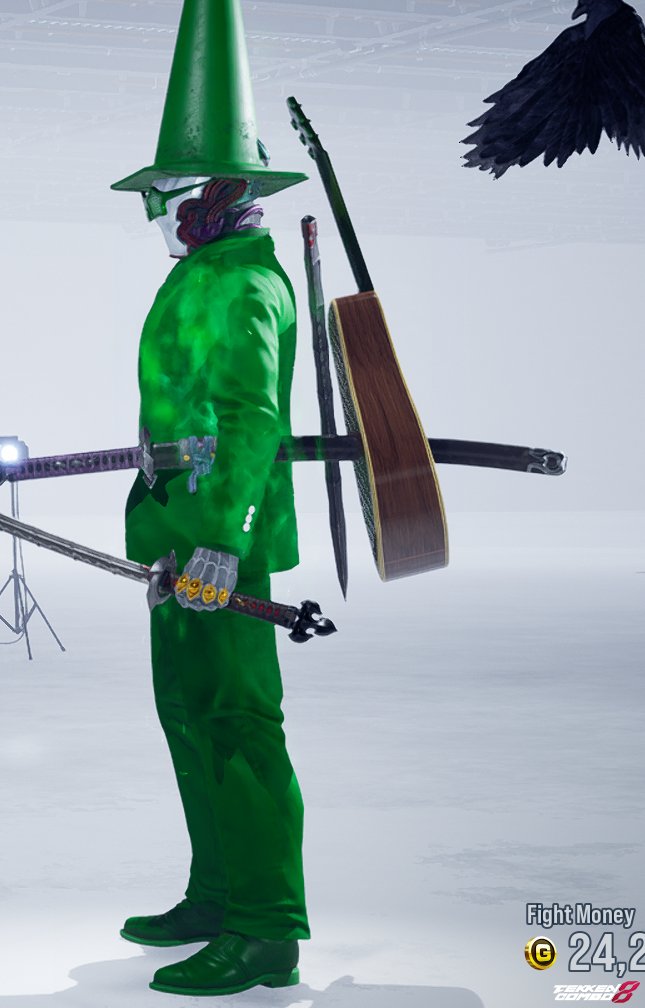 Customization #1331 Cone Hat yoshi for Yoshimitsu by Omegafreddy