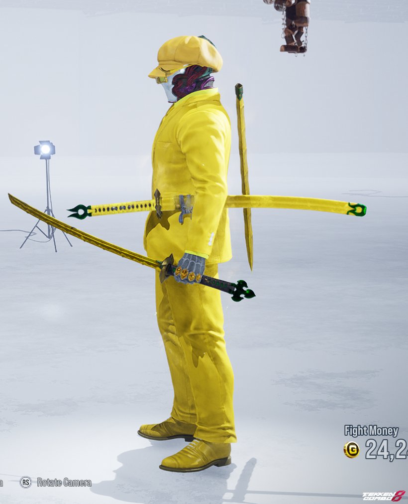 Customization #1332 Yellow Hat Yoshi for Yoshimitsu by Omegafreddy