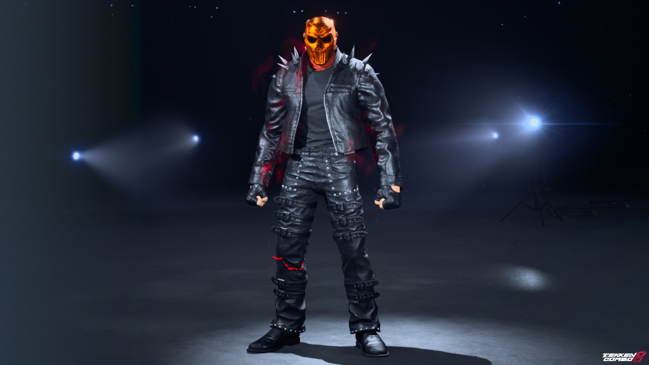 Customization #1447 Johnny Blaze(Ghost Rider) on Kazuya for Kazuya by Huseyn1632