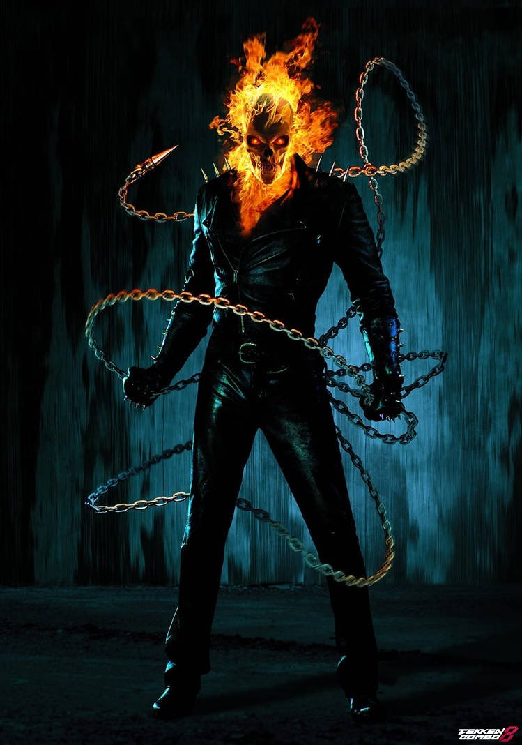 Customization #1447 Johnny Blaze(Ghost Rider) on Kazuya for Kazuya by Huseyn1632