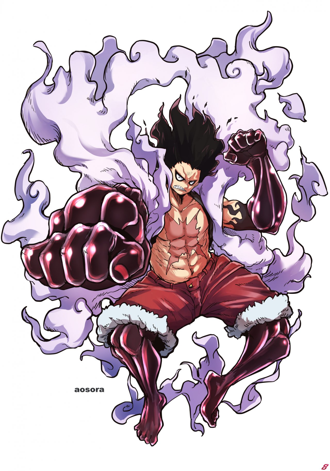 Customization #1567 Luffy(One Piece) | 4th Gear on Heihachi for Heihachi by Huseyn1632