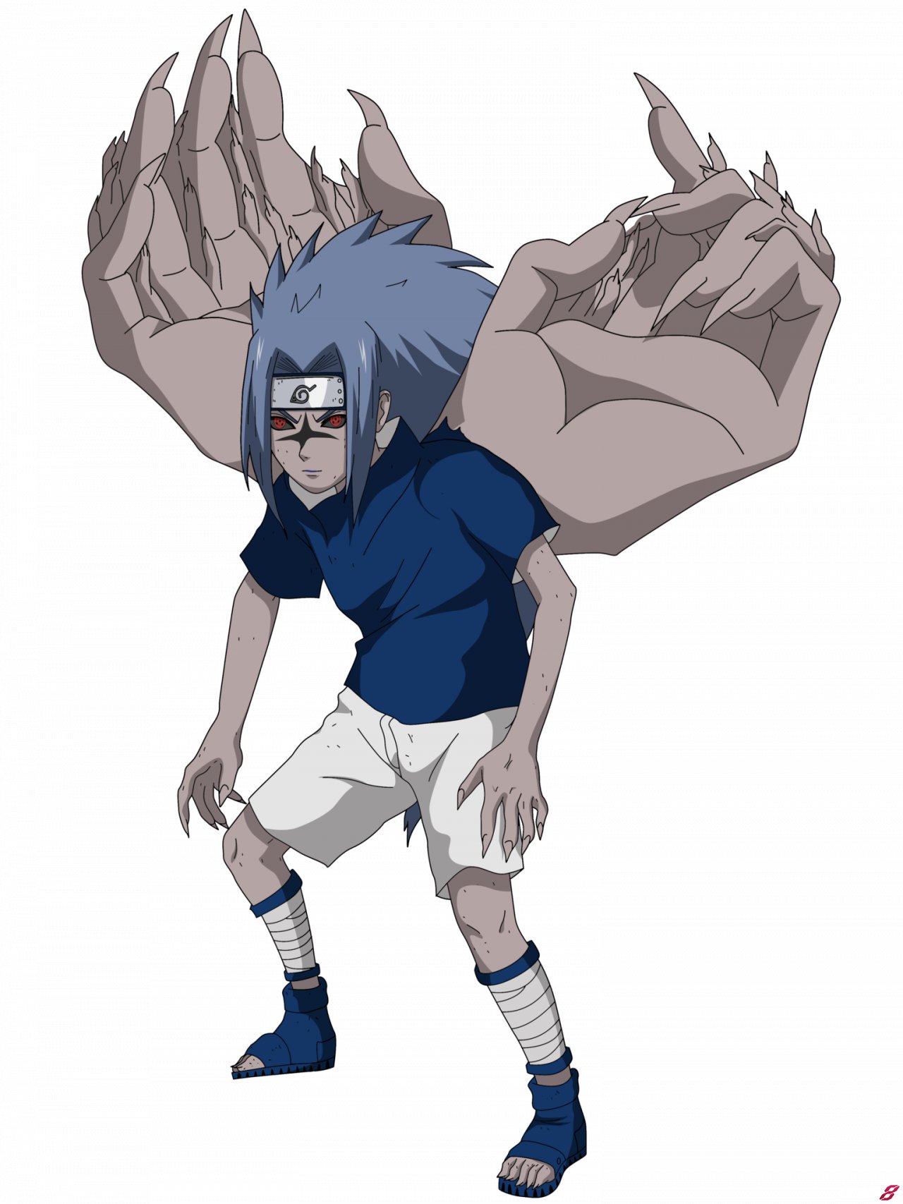 Customization #1568 Sasuke(Naruto) | Curse Mark 2 on Devil Jin for Devil Jin by Huseyn1632