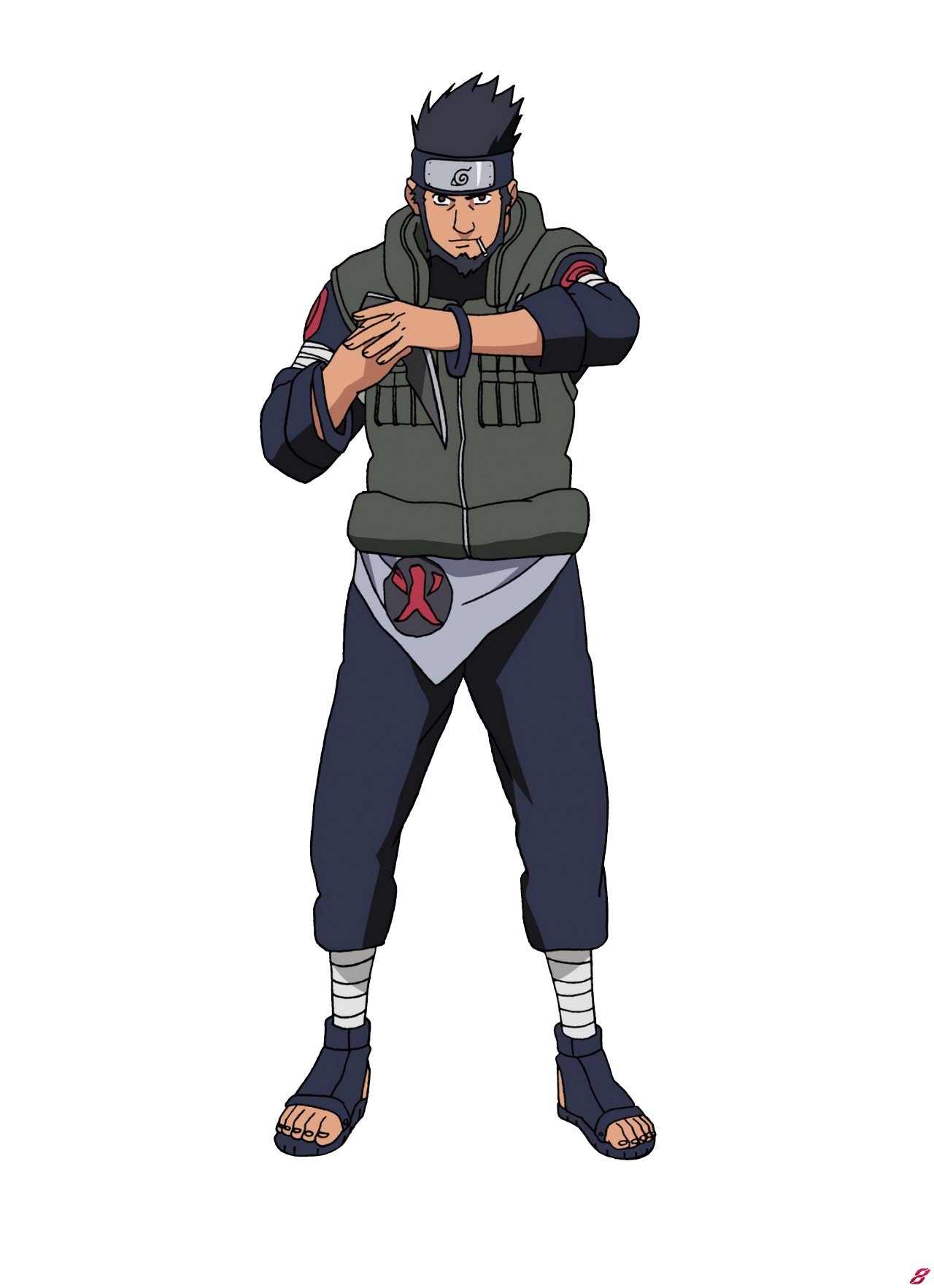 Customization #1594 Asuma(Naruto Shippuden) on Steve for Steve by Huseyn1632
