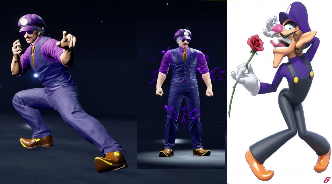 Customization #1610 Waluigi for Lee by bebehillz