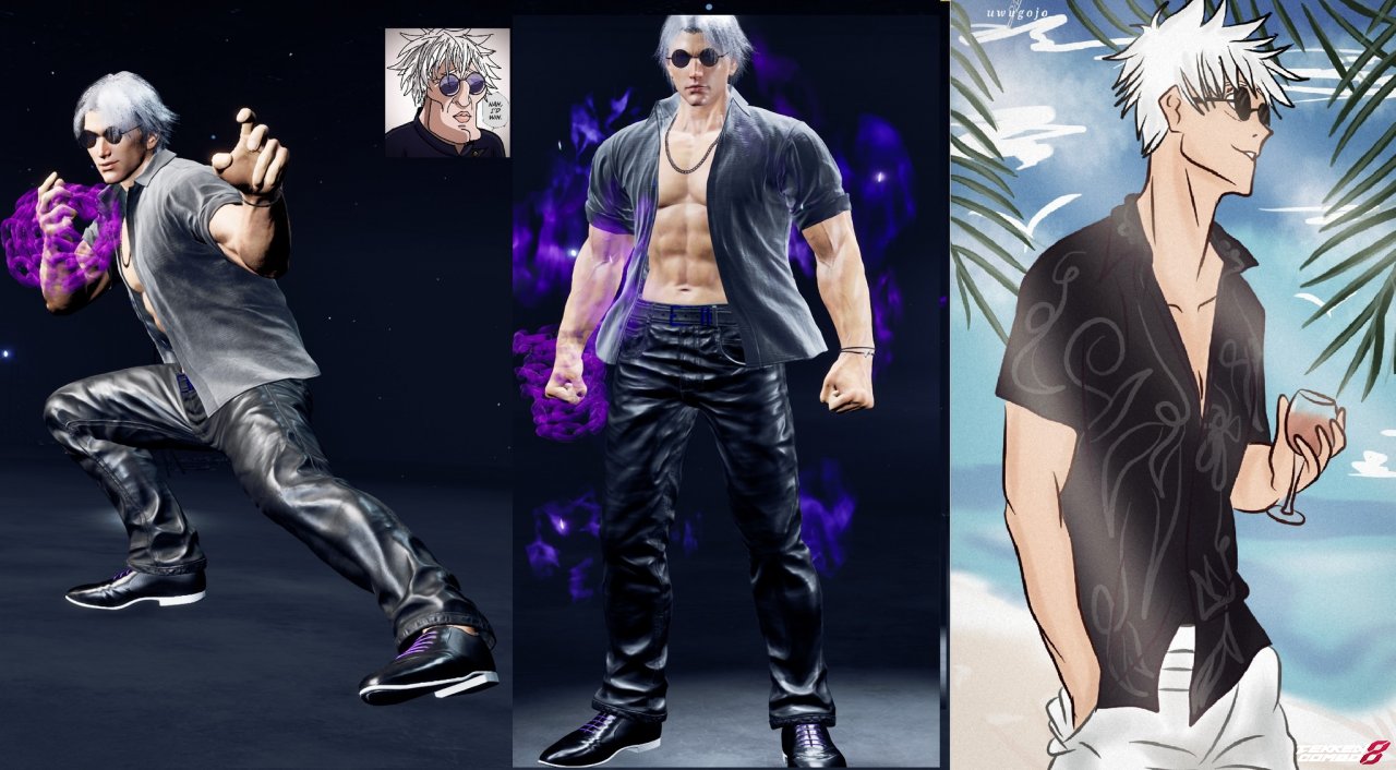 Customization #1611 Beach Satoru Gojo from Jujutsu Kaisen for Lee by bebehillz