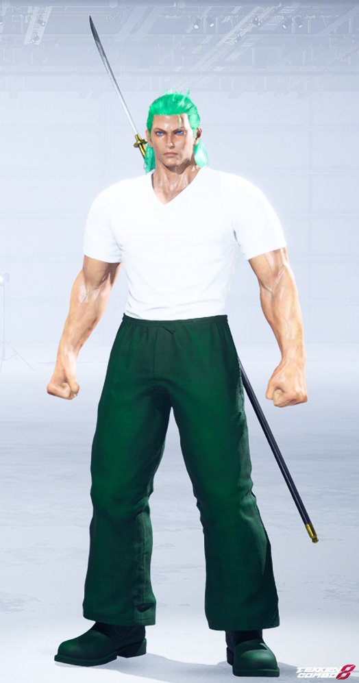 Customization #1825 RORONOA ZORO (ONE PIECE) for Hwoarang by Azrilei