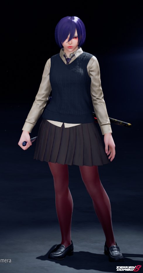 Customization #1841 Touka Kirishima from tokyo ghoul for Kunimitsu by Weeb