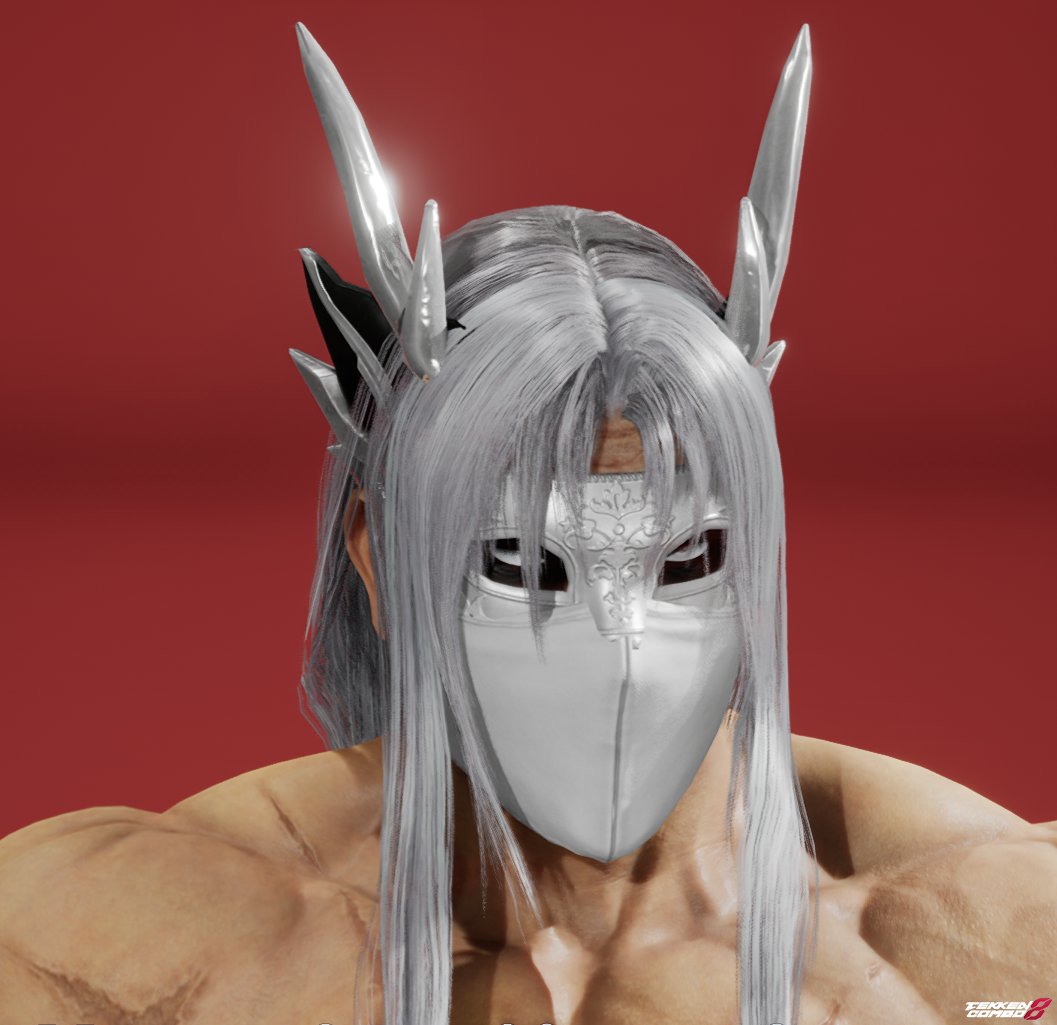 Customization #2053 White Mask Demon for Heihachi by aquapank