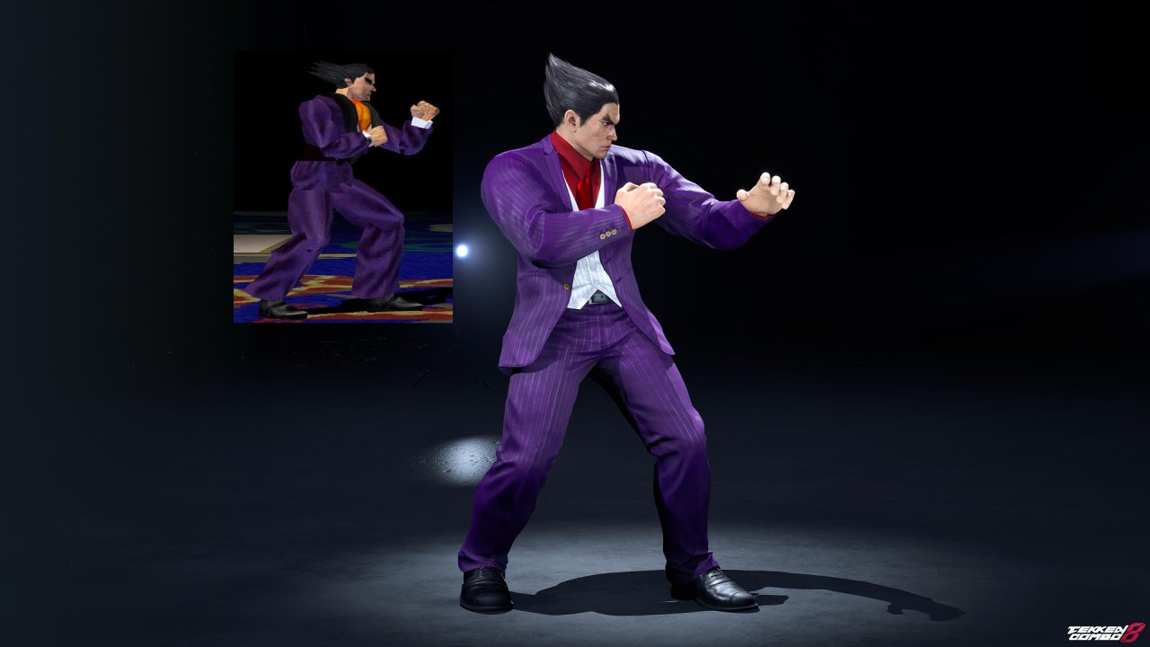 Customization #2082 Kazuya Mishima – TEKKEN 2 Classic Purple Suit for Kazuya by Mehran