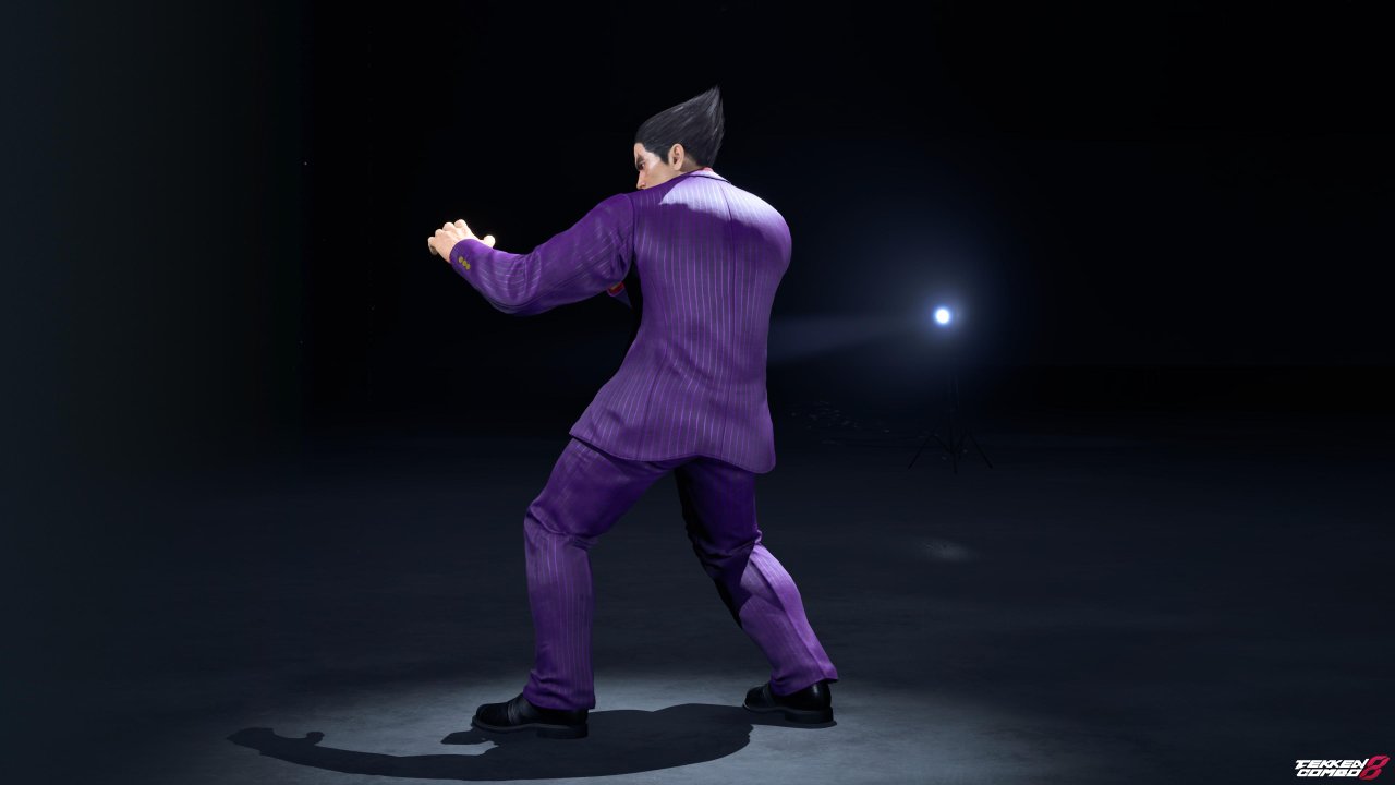 Customization #2082 Kazuya Mishima – TEKKEN 2 Classic Purple Suit for Kazuya by Mehran