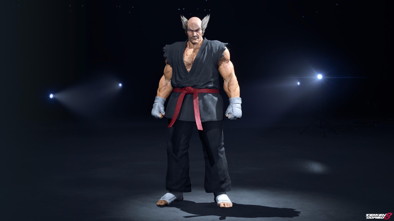 Customization #2104 Heihachi Mishima – TEKKEN 4 Classic Black Karate Gi Outfit for Heihachi by Mehran