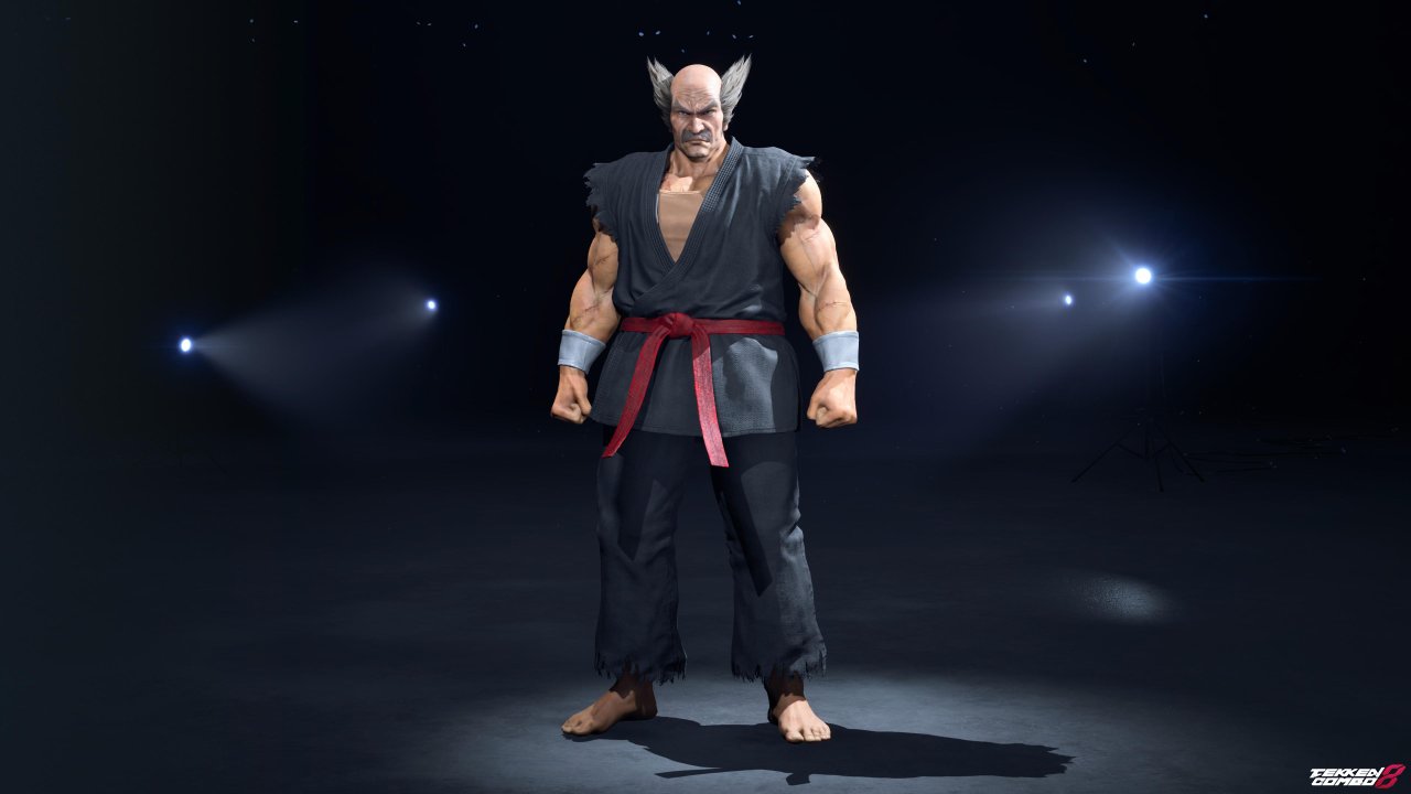 Customization #2107 Heihachi Mishima – TEKKEN 5 Classic Black Karate Gi Outfit for Heihachi by Mehran