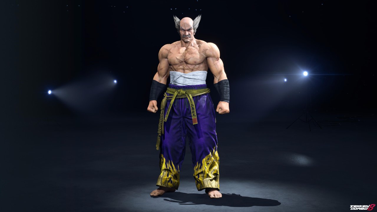 Customization #2109 Heihachi Mishima – TEKKEN 6 & 5 Purple Hakama Outfit for Heihachi by Mehran