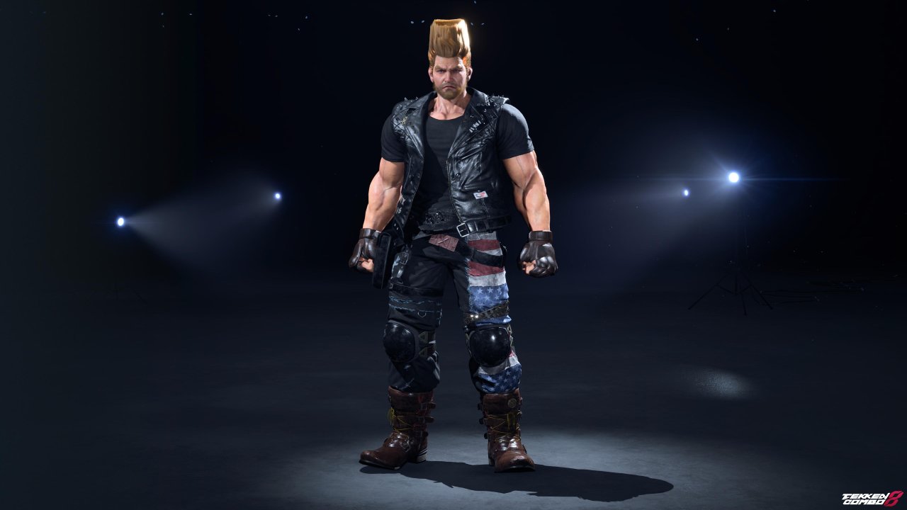 Customization #2120 Paul Phoenix – TEKKEN 3 Classic Black Biker Outfit Player 2 for Paul by Mehran