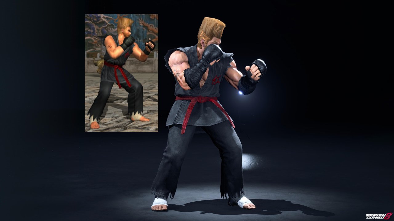 Customization #2122 Paul Phoenix – TEKKEN TAG TOURNAMENT 1 Black Karate Outfit for Paul by Mehran