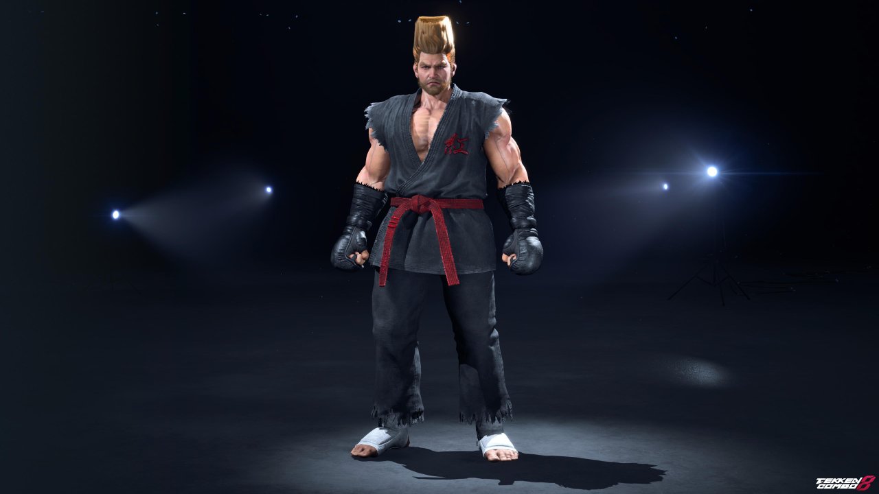 Customization #2122 Paul Phoenix – TEKKEN TAG TOURNAMENT 1 Black Karate Outfit for Paul by Mehran