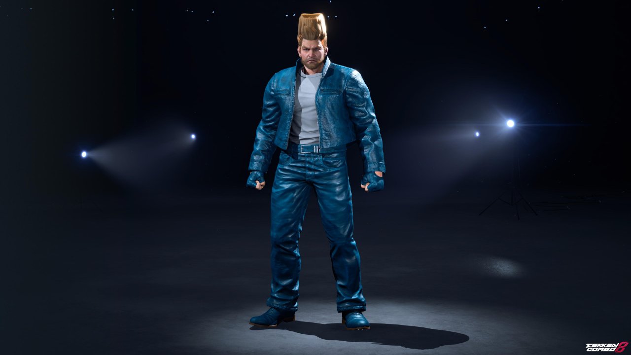Customization #2123 Paul Phoenix – TEKKEN TAG TOURNAMENT Classic Blue Biker Outfit for Paul by Mehran