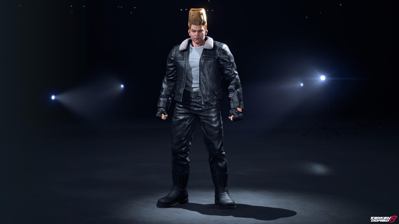 Customization #2125 Paul Phoenix – TEKKEN 2 Classic Black Biker Outfit for Paul by Mehran