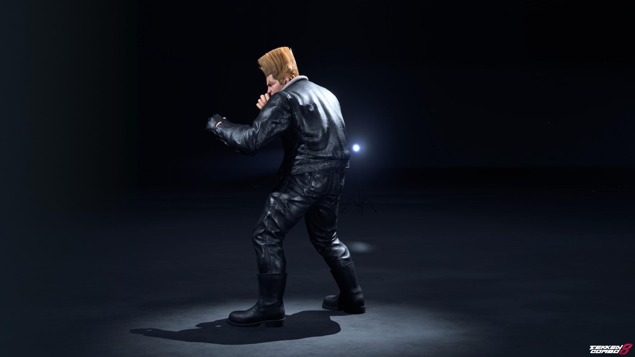 Customization #2125 Paul Phoenix – TEKKEN 2 Classic Black Biker Outfit for Paul by Mehran