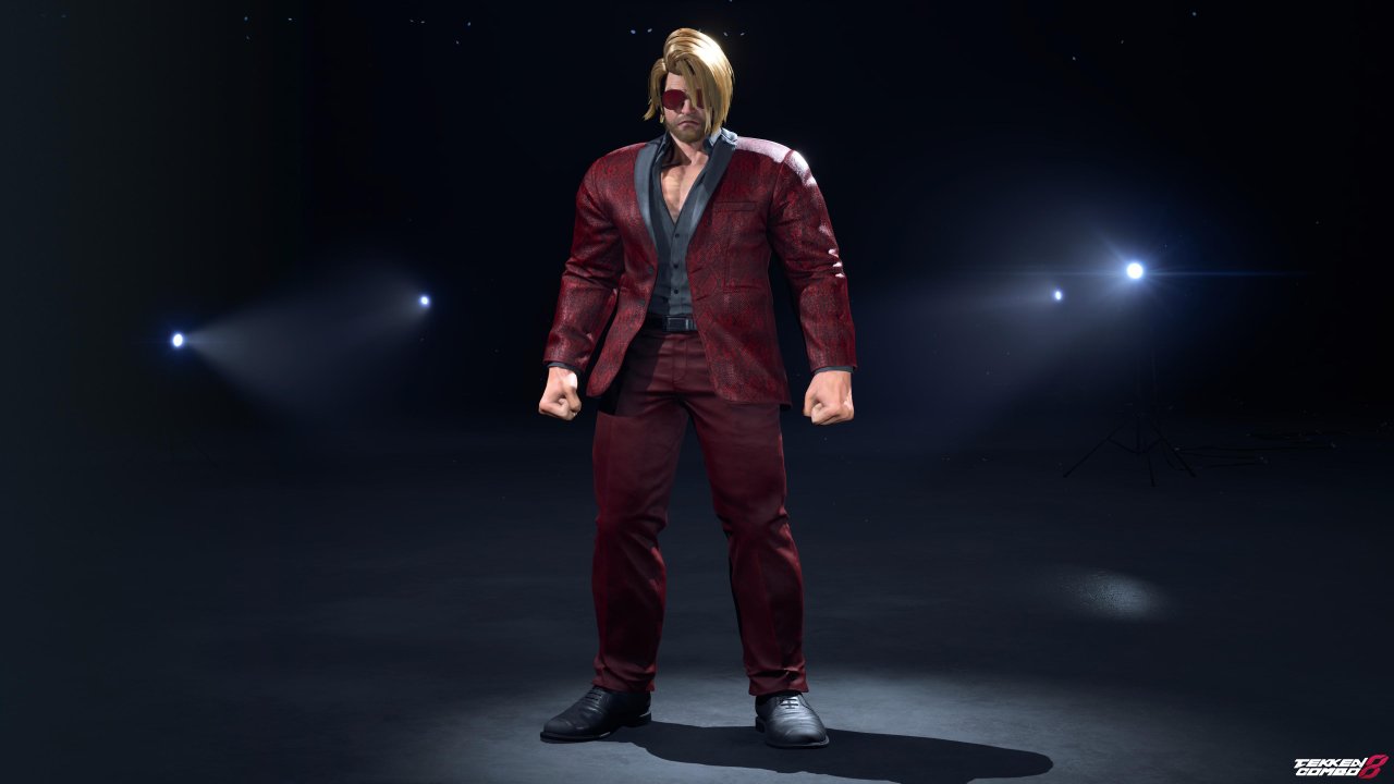 Customization #2128 Paul Phoenix – TEKKEN 4 Ending Red Suit Outfit  for Paul by Mehran