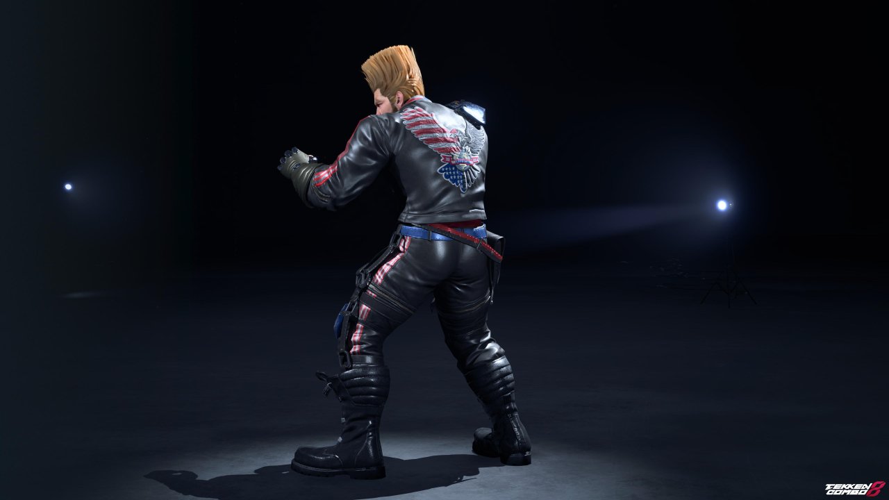 Customization #2134 Paul Phoenix – TEKKEN 7 Black Leather Biker Outfit  for Paul by Mehran