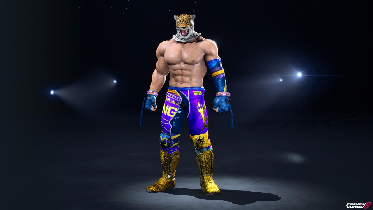 Customization #2141 King – TEKKEN 3 & Tag 1 Player 1 Classic Wrestling Outfit  for King by Mehran