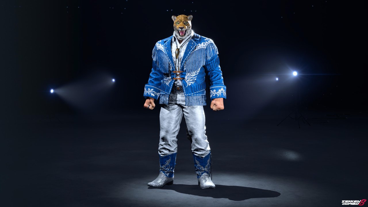 Customization #2143 King – TEKKEN 4 Blue Cowboy Outfit (Player 2) for King by Mehran