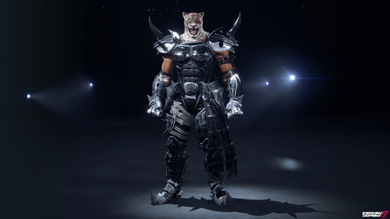 Customization #2153 Armor King – TEKKEN 1 & 2 Classic Black Armor Outfit Player 1 for Armor King by Mehran