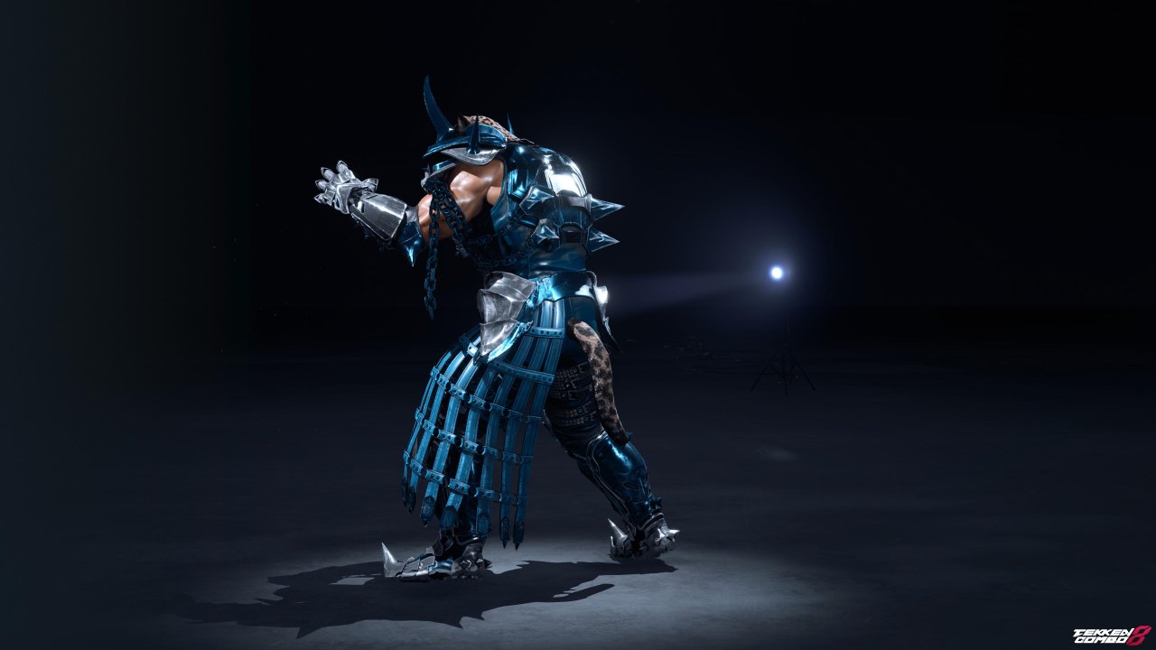 Customization #2154 Armor King – TEKKEN 1 & 2 Classic Dark Blue Armor Outfit (Player 2) for Armor King by Mehran