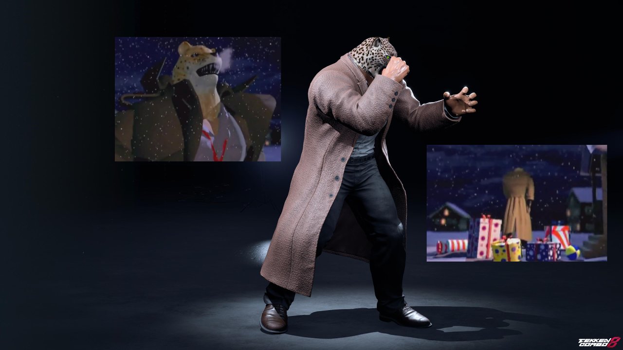 Customization #2155 Armor King – TEKKEN 2 King Ending Winter Coat Tribute Outfit for Armor King by Mehran