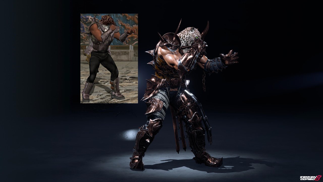 Customization #2157 Armor King – TEKKEN TAG 1 Bronze Armor Outfit for Armor King by Mehran