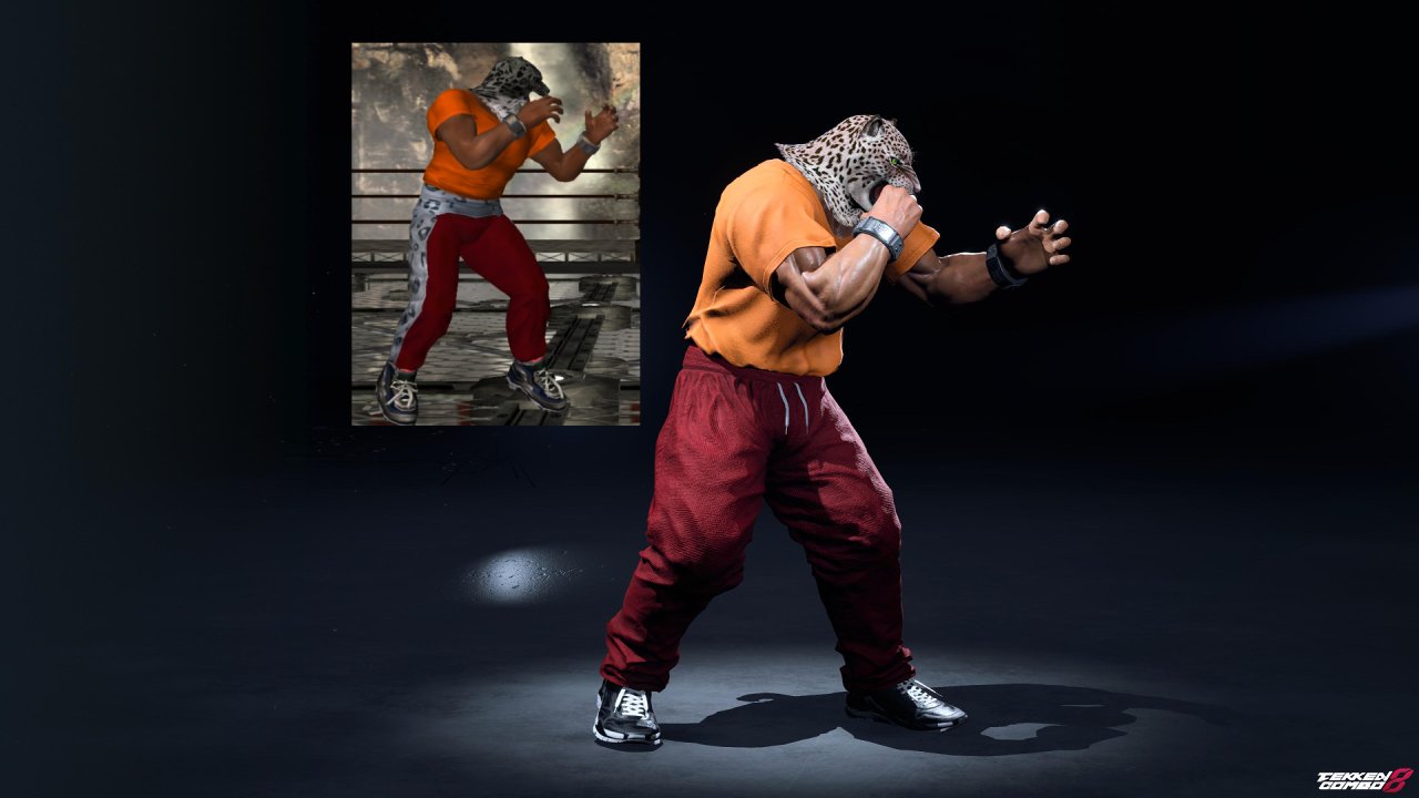 Customization #2158 Armor King – TEKKEN TAG 1 Orange Shirt and Red Pants Outfit for Armor King by Mehran