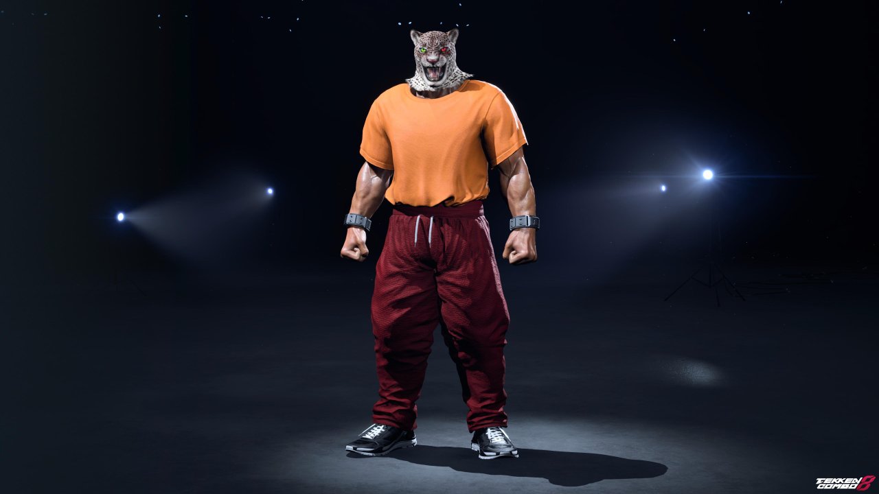 Customization #2158 Armor King – TEKKEN TAG 1 Orange Shirt and Red Pants Outfit for Armor King by Mehran