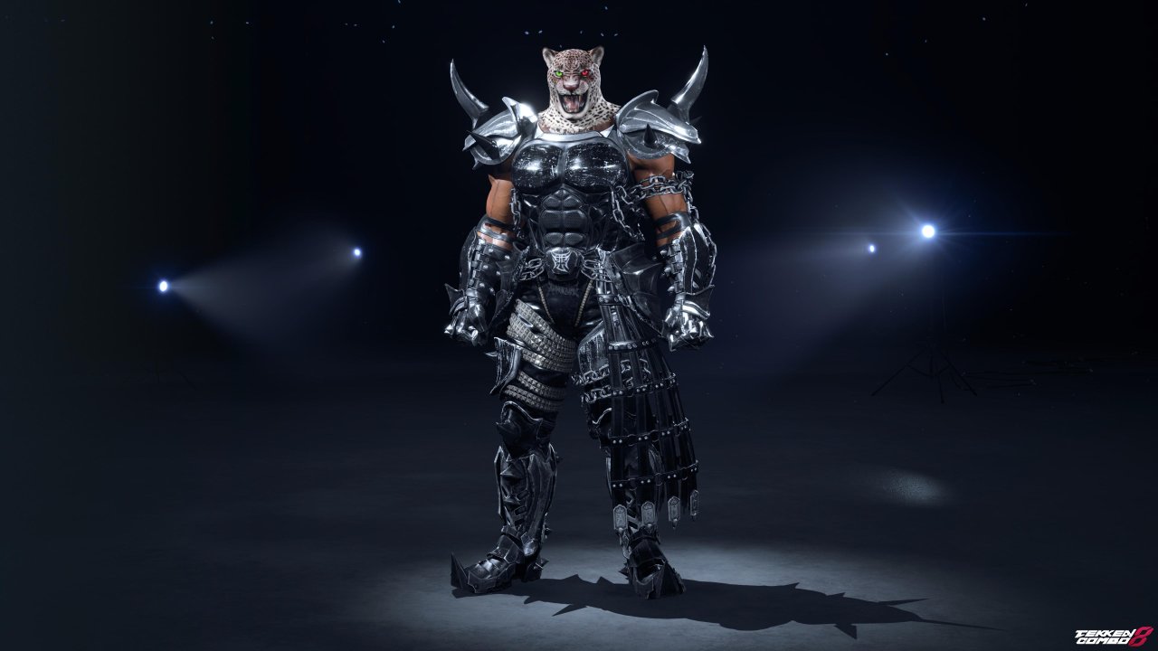 Customization #2159 Armor King – TEKKEN 5 DR & 6 Black and Silver Armor (Player 1) for Armor King by Mehran