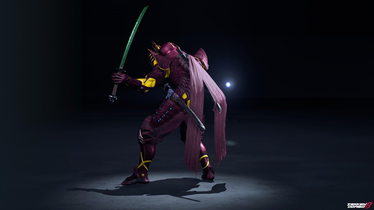 Customization #2170 Yoshimitsu – TEKKEN 4 Burgundy and Gold Samurai Armor Outfit for Yoshimitsu by Mehran