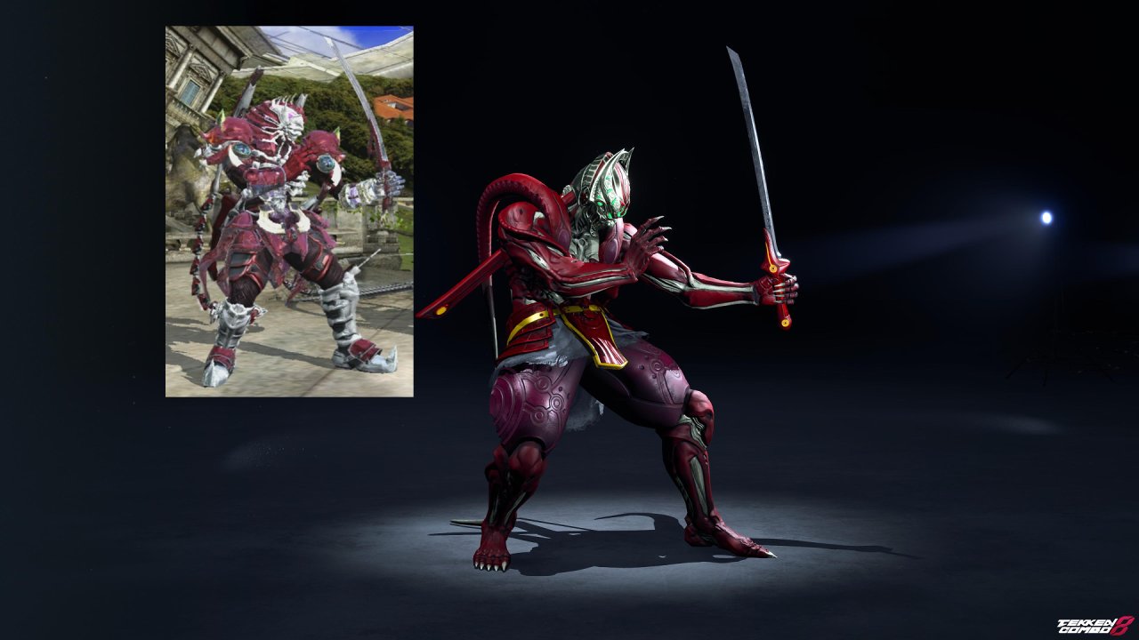 Customization #2175 Yoshimitsu – TEKKEN 6 Crimson Cyborg Samurai Armor Costume (Player 1) for Yoshimitsu by Mehran