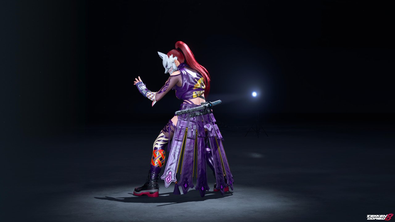 Customization #2180 Kunimitsu – TEKKEN 1 Classic Dark Purple Ninja Costume (Player 1) for Kunimitsu by Mehran