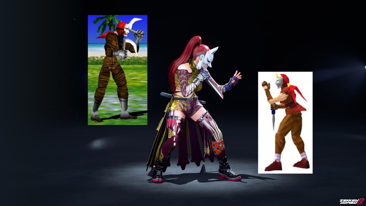 Customization #2181 Kunimitsu – TEKKEN 1 & 2 Classic Brown Ninja Costume  for Kunimitsu by Mehran