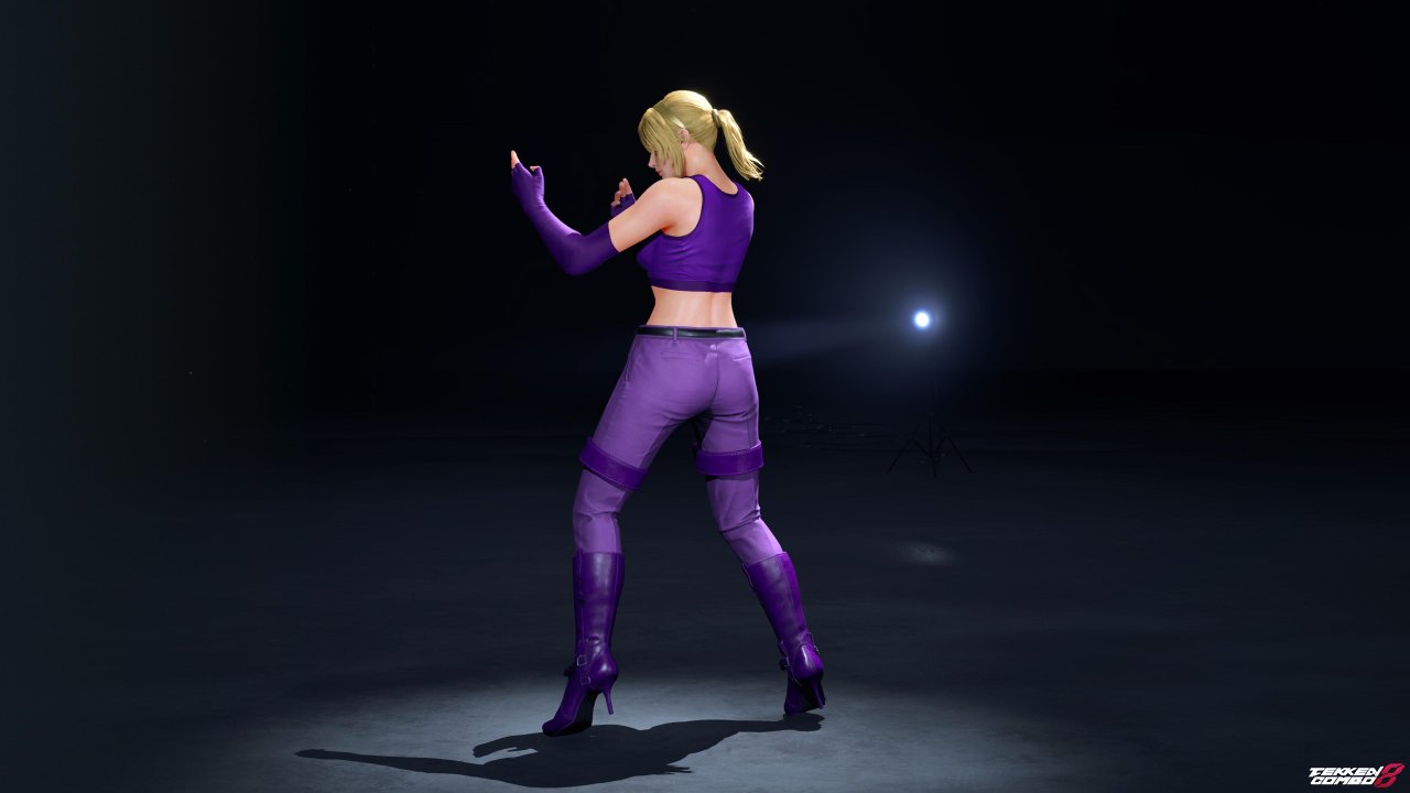 Customization #2193 Nina Williams – TEKKEN 3 Classic Purple Stealth Suit Costume (Player 1) for Nina by Mehran