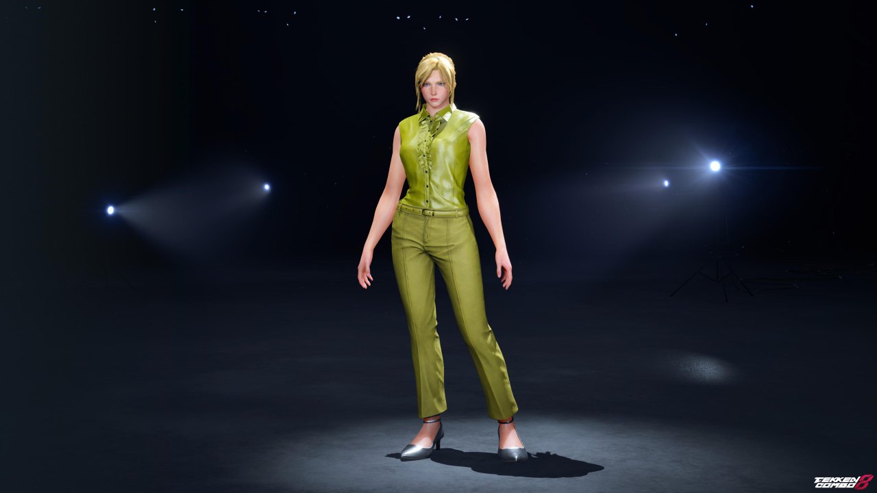 Customization #2196 Nina Williams – TEKKEN 5 Classic Gold Jumpsuit Costume for Nina by Mehran