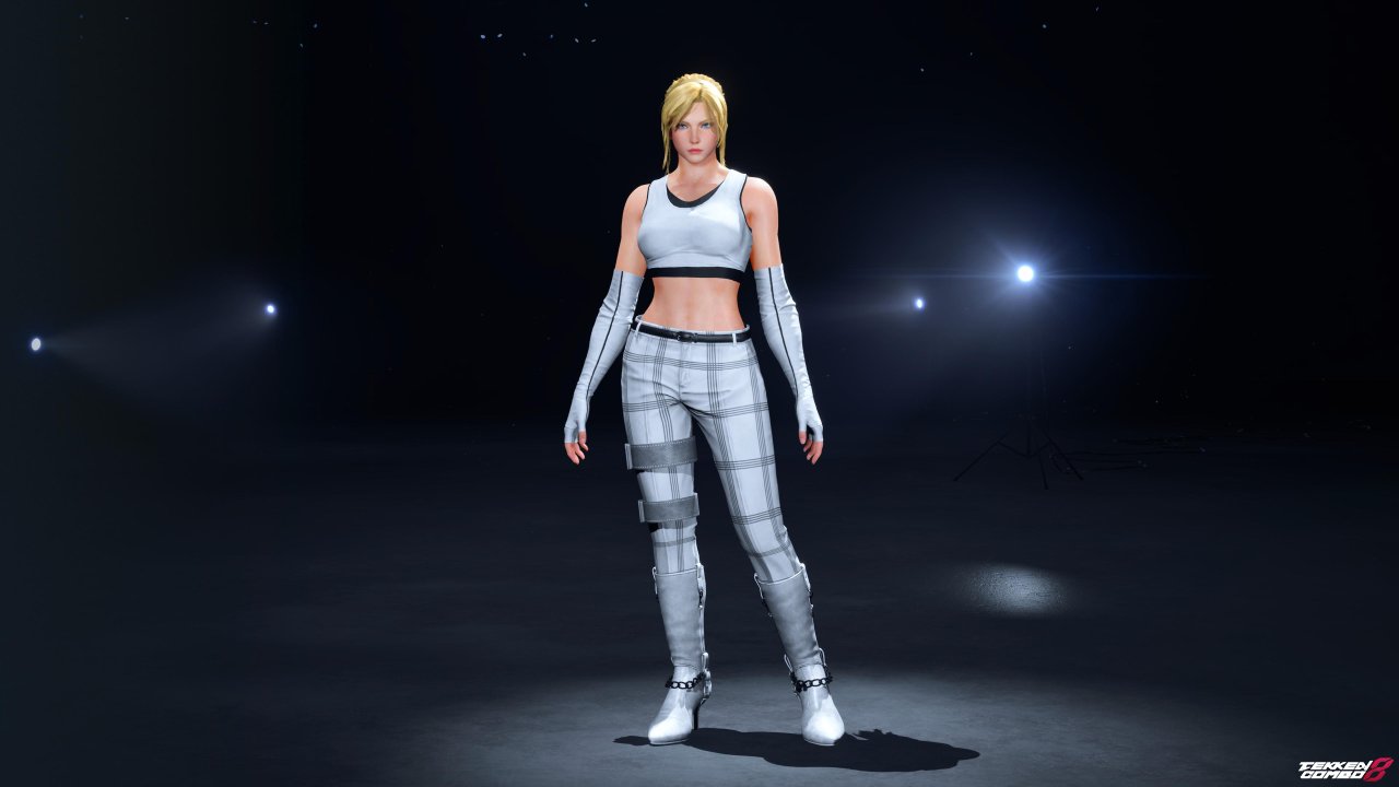 Customization #2197 Nina Williams – TEKKEN 5: Dark Resurrection & Tag Tournament 2 White and Gray Combat Costume for Nina by Mehran
